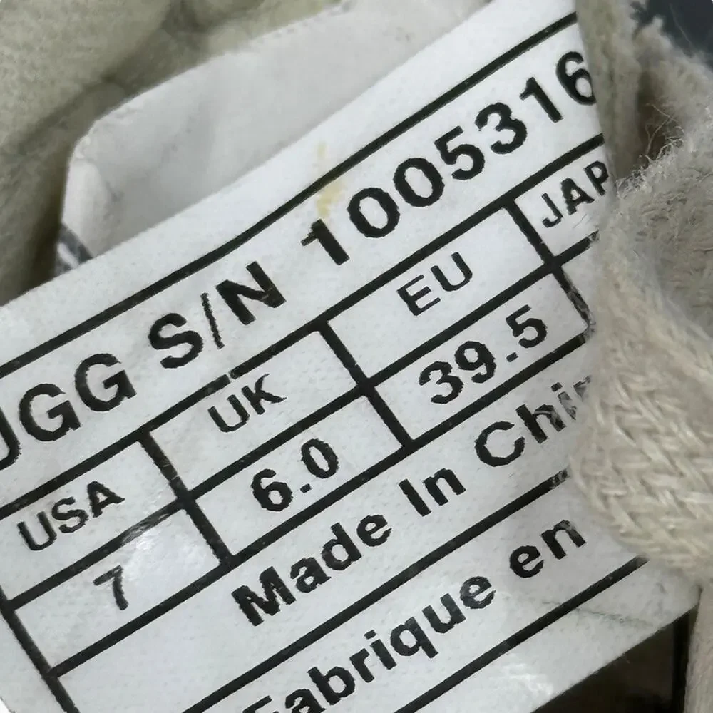 UGG Alin 1005316 Suede Ankle Boots Lace Up High Top Sneakers Shoes Mens sz 7